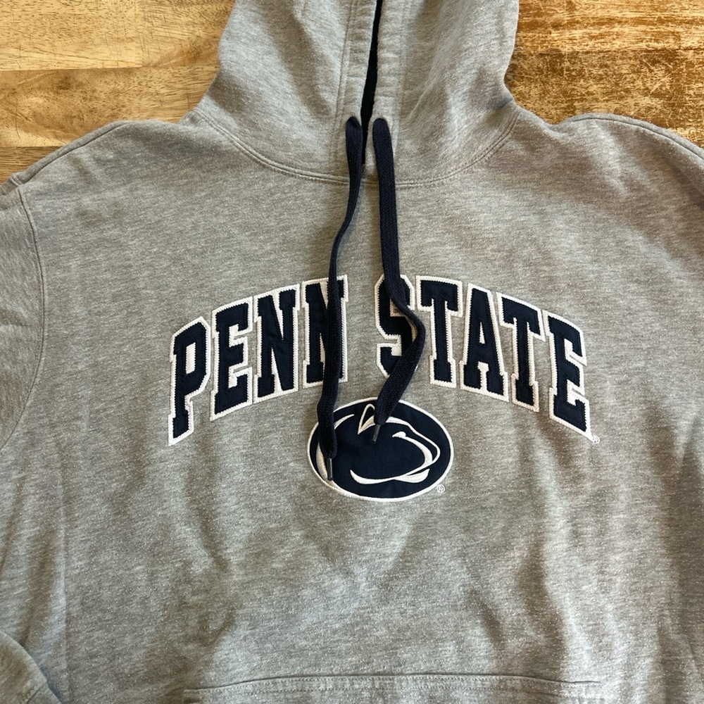 Gray Penn State Hoodie